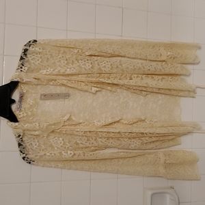 NEW Hugging Kisses Lace Blouse Size XL